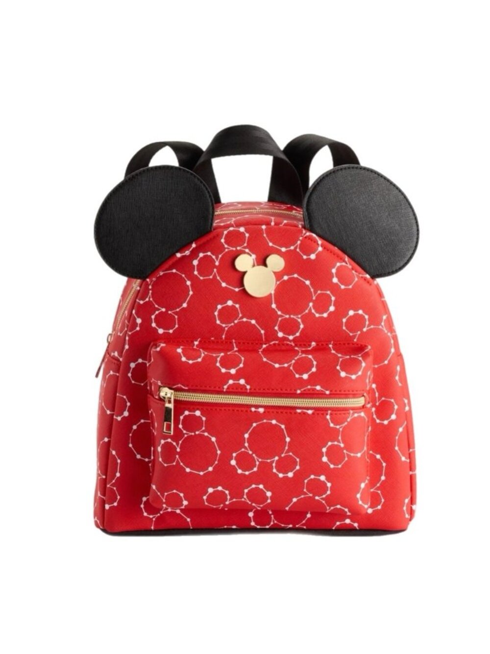 Disney Mickey Mouse BioWorld Mini Backpack Purse Bag Red Black